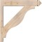 Ekena Millwork Funston Smooth Arts and Crafts Outlooker, Douglas Fir, 5 1/2"W x 26"D x 26"H OUT06X26X26FST03SDF - alternate 4